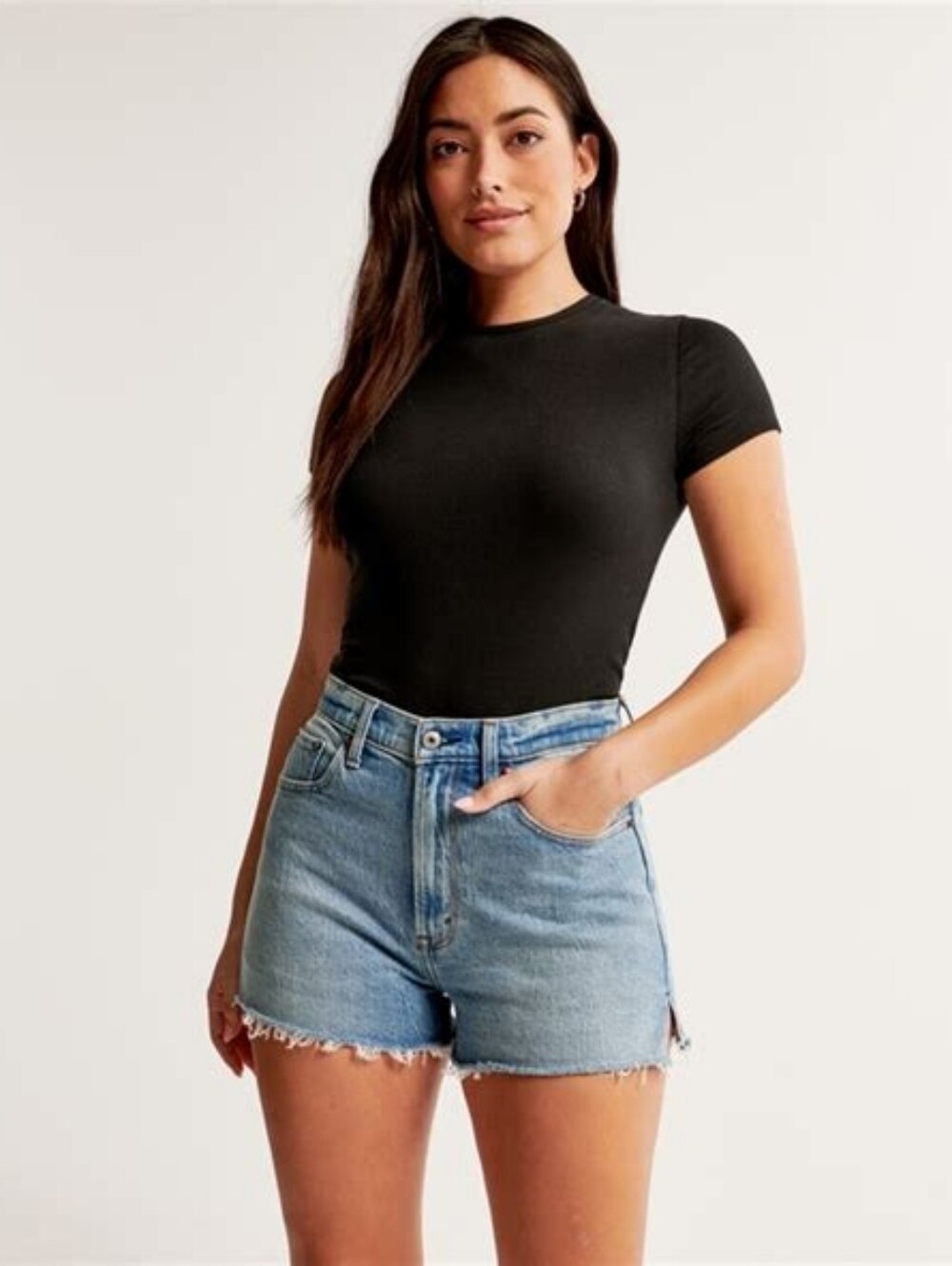 Abercrombie & Fitch 🩶 The Mom Short - Curve Love 📐 28